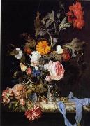 unknow artist Floral, beautiful classical still life of flowers.045 oil painting on canvas